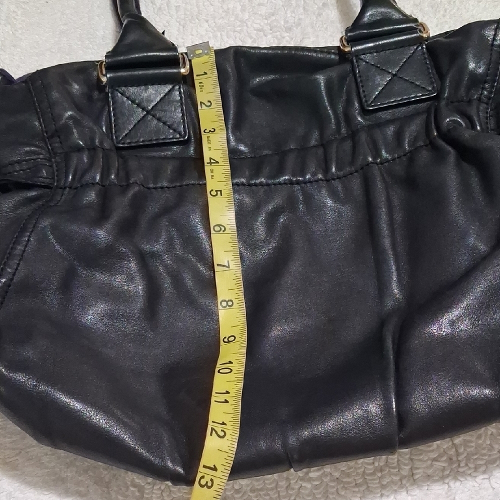 DKNY Black Leather Shoulder Bag - Picture 6 of 6